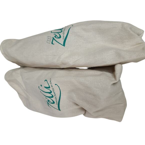 Zelli Saddle Brown Ostrich Leather Italian Made Tassel Loafers Shoes NEW 9 - Picture 7 of 8